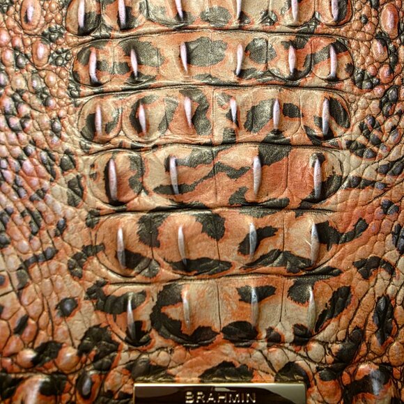 Brahmin Shayna Melbourne Crossbody and Ady Wallet Leopard Cub ***Bundle*** - Picture 5 of 11